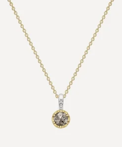 Dinny Hall Necklaces^22ct Gold-Plated Vermeil Silver April Diamond Birthstone Pendant Necklace
