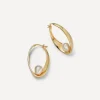 Astley Clarke Earrings^18ct Gold-Plated Vermeil Silver Floe Pearl Hoop Earrings