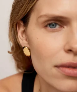 Monica Vinader Earrings^18ct Gold-Plated Vermeil Silver Aria Bold Stud Earrings