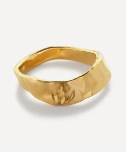Monica Vinader Rings^18ct Gold-Plated Vermeil Silver Capri Stacking Ring