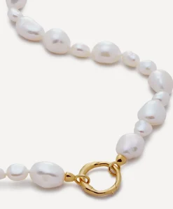 Monica Vinader Necklaces^18ct Gold-Plated Vermeil Silver Nura Mixed Pearl Necklace