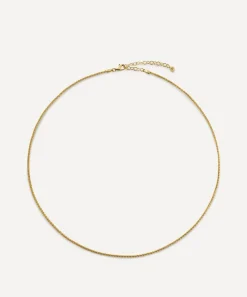Monica Vinader Necklaces^18ct Gold-Plated Vermeil Silver Wheat Chain Necklace