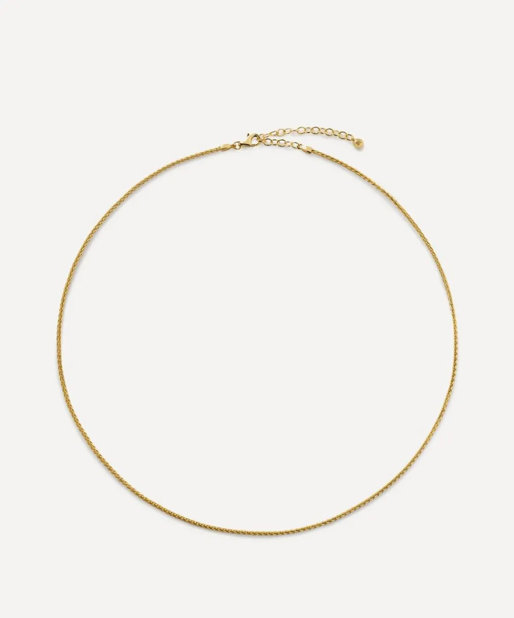 Monica Vinader Necklaces^18ct Gold-Plated Vermeil Silver Wheat Chain Necklace