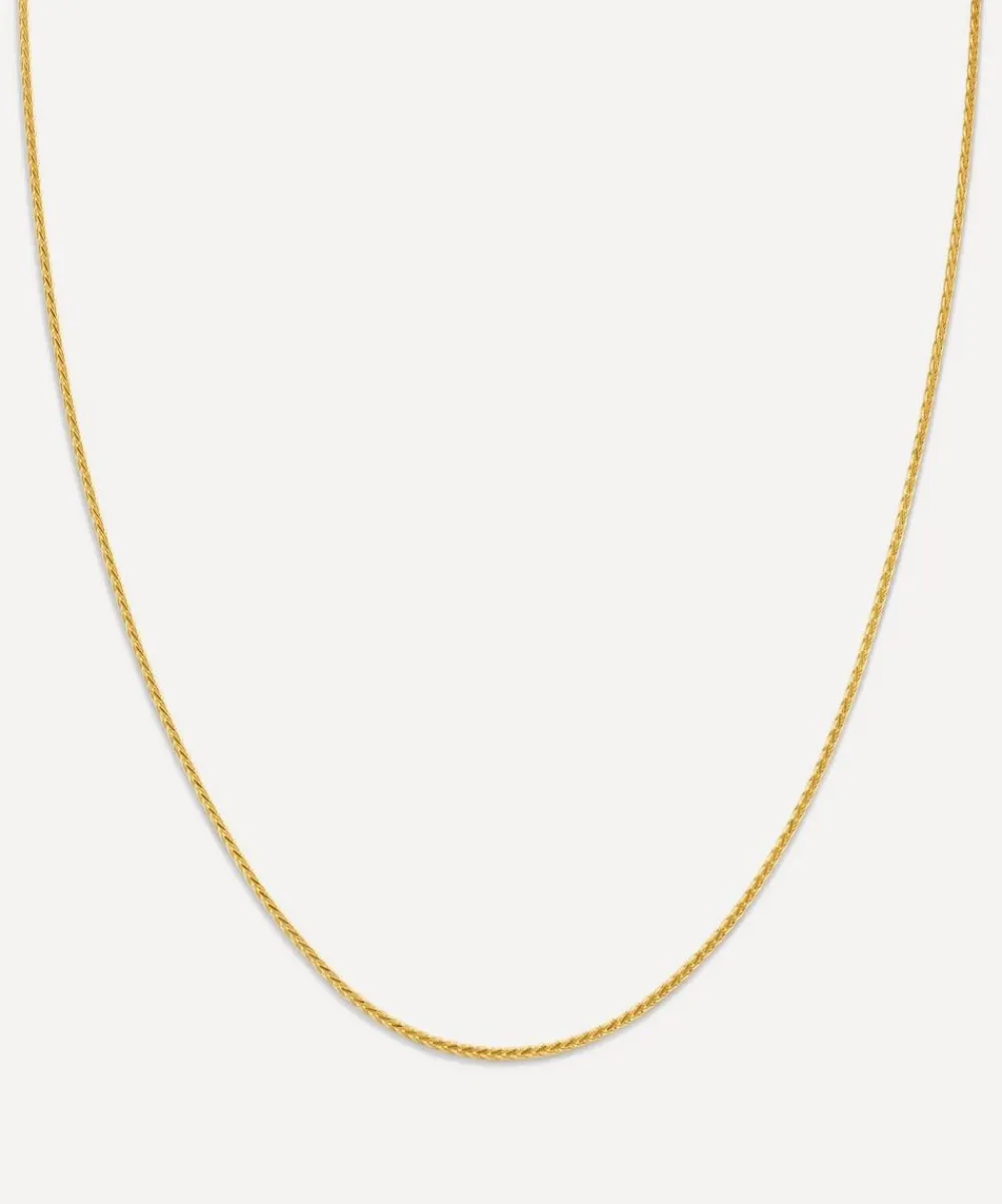 Monica Vinader Necklaces^18ct Gold-Plated Vermeil Silver Wheat Chain Necklace