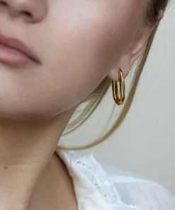 Dinny Hall Earrings^22ct Gold-Plated Vermeil Silver Thalassa Click Hoop Earrings