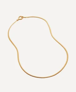 Monica Vinader Necklaces^18ct Gold-Plated Vermeil Silver Snake Chain Necklace