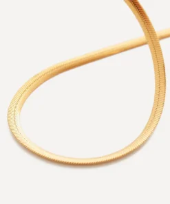 Monica Vinader Necklaces^18ct Gold-Plated Vermeil Silver Snake Chain Necklace