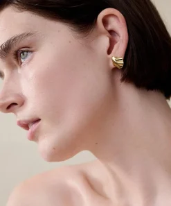 JENNY BIRD Earrings^14ct Gold-Plated Zoe Stud Earrings