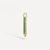 Maria Tash Charms & Pendants|Charms & Pendants^18ct 11mm Diamond and Emerald Eternity Bar Charm
