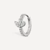Maria Tash Earrings|Earrings^18ct 9.5mm Diamond Lotus Eternity Hoop Earring