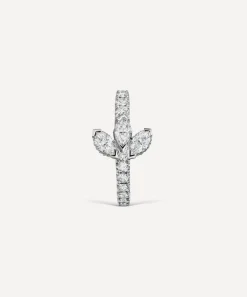 Maria Tash Earrings|Earrings^18ct 9.5mm Diamond Lotus Eternity Hoop Earring