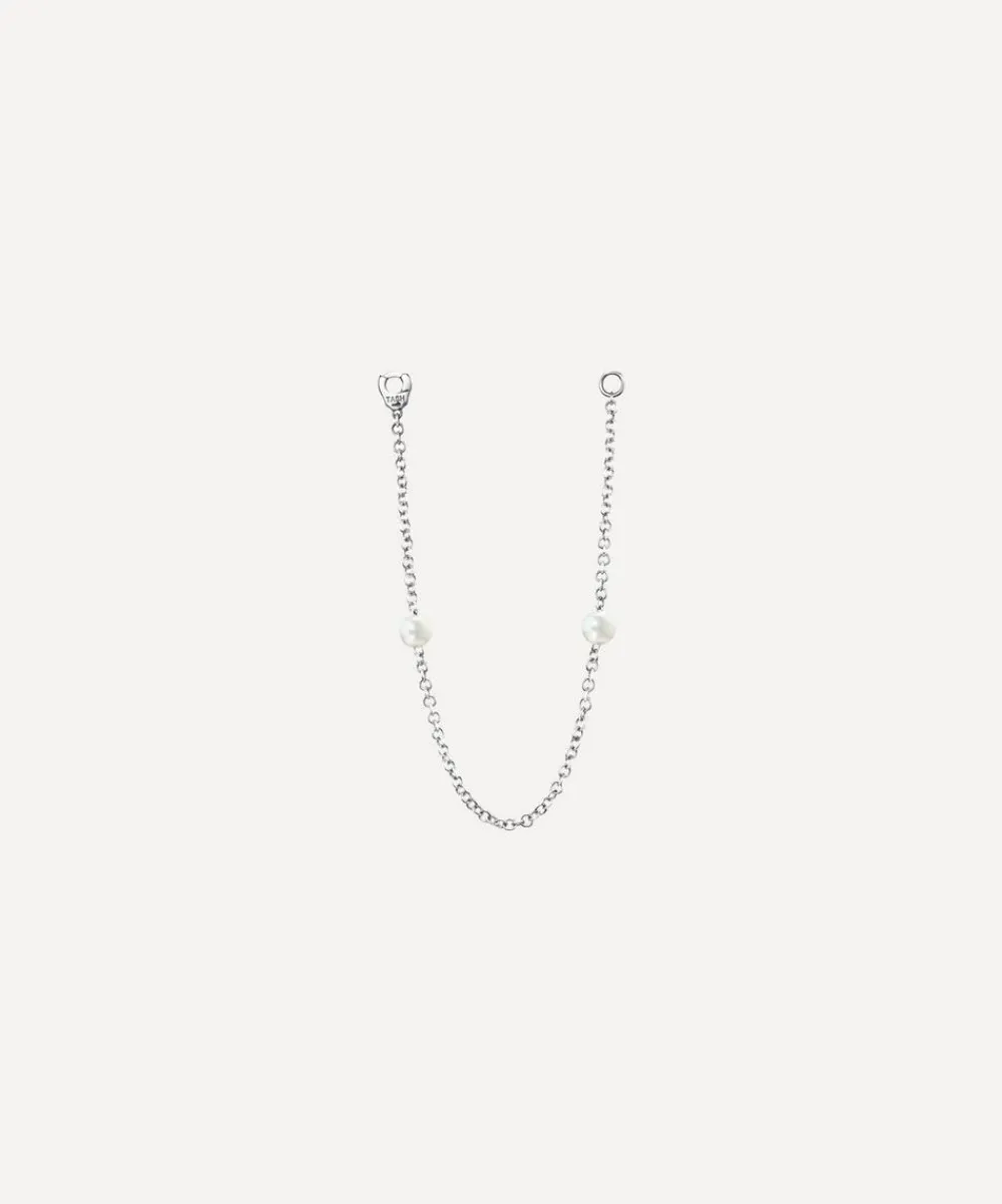 Maria Tash Charms & Pendants|Charms & Pendants^14ct 76mm Double Pearl Chain Connecting Charm