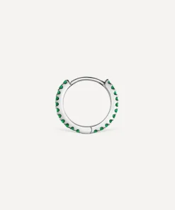 Maria Tash Earrings|Earrings^14ct 8mm Emerald Eternity Hoop Earring