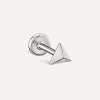 Maria Tash Earrings|Earrings^14ct 3.5mm Faceted Triangle Threaded Stud Earring