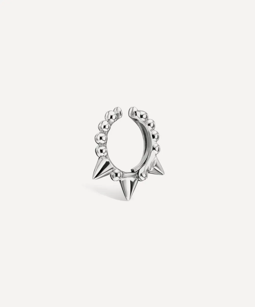 Maria Tash Earrings|Earrings^14ct 8mm Granulated Triple Short Spike Tash Cuff Earring