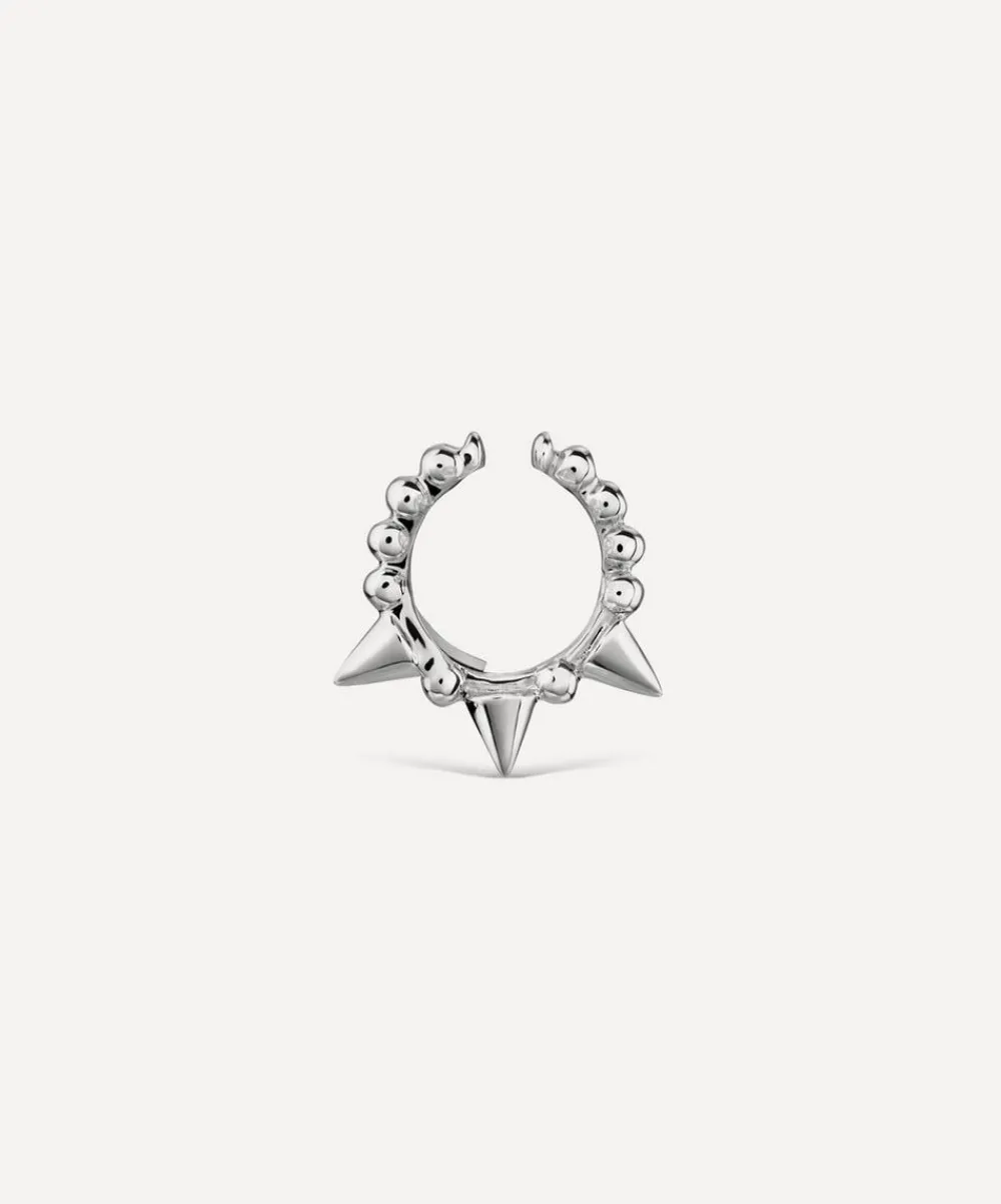 Maria Tash Earrings|Earrings^14ct 8mm Granulated Triple Short Spike Tash Cuff Earring