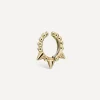 Maria Tash Earrings|Earrings^14ct 8mm Granulated Triple Short Spike Tash Cuff Earring