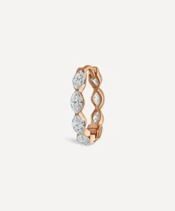 Maria Tash Earrings|Earrings^18ct 9.5mm Invisible Set Diamond Marquise Eternity Hoop Earring
