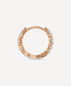 Maria Tash Earrings|Earrings^18ct 9.5mm Invisible Set Diamond Marquise Eternity Hoop Earring
