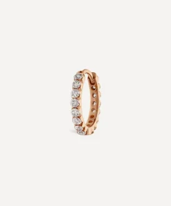 Maria Tash Earrings|Earrings^18ct 9.5mm Invisible Set Diamond Eternity Hoop Earring