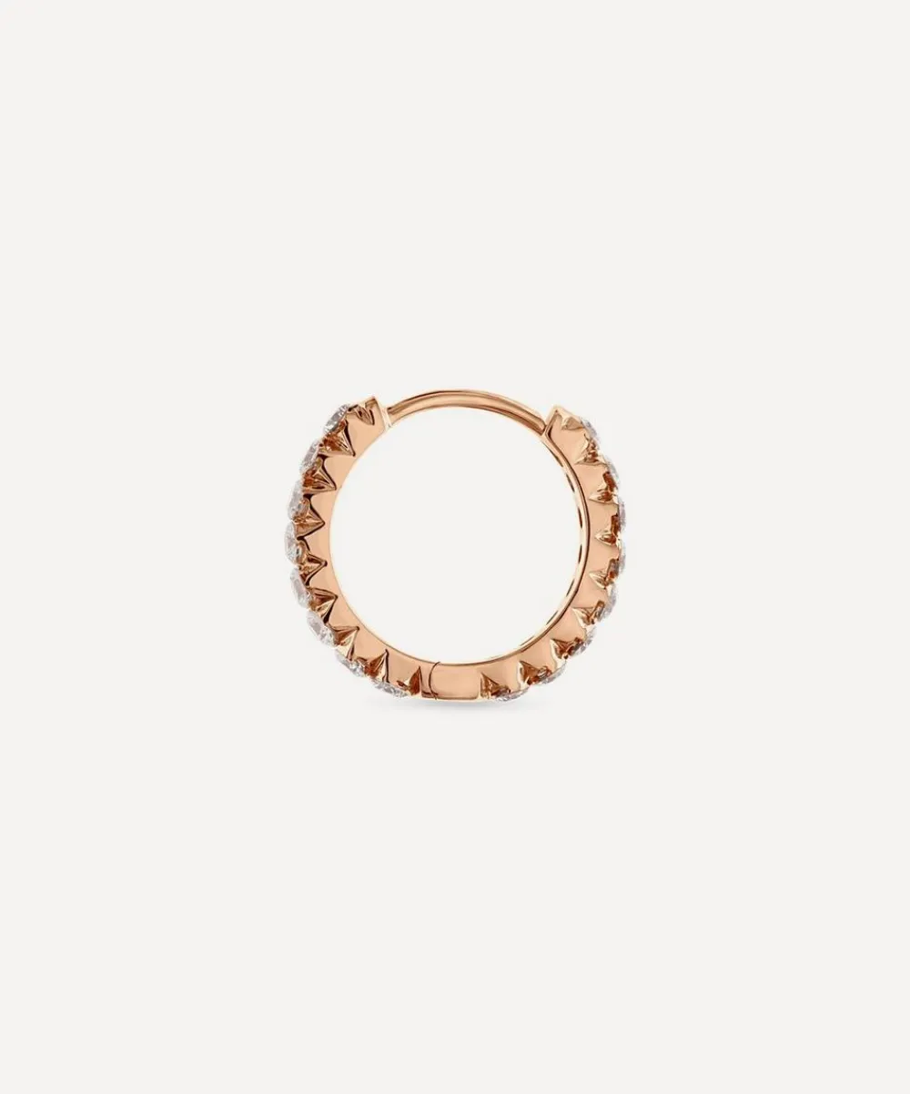Maria Tash Earrings|Earrings^18ct 9.5mm Invisible Set Diamond Eternity Hoop Earring