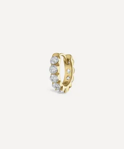 Maria Tash Earrings|Earrings^18ct 8mm Invisible Set Large Diamond Eternity Hoop Earring