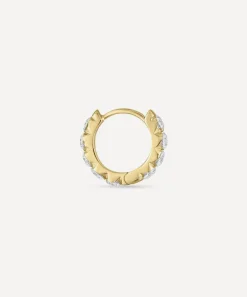 Maria Tash Earrings|Earrings^18ct 8mm Invisible Set Large Diamond Eternity Hoop Earring