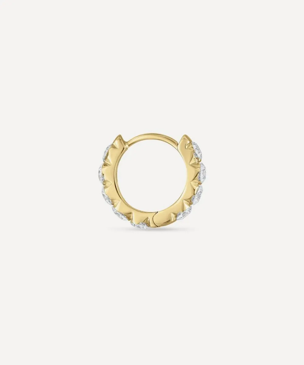 Maria Tash Earrings|Earrings^18ct 8mm Invisible Set Large Diamond Eternity Hoop Earring