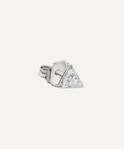 Maria Tash Earrings|Earrings^18ct 4mm Invisible Set Triangle Diamond Stud Earring