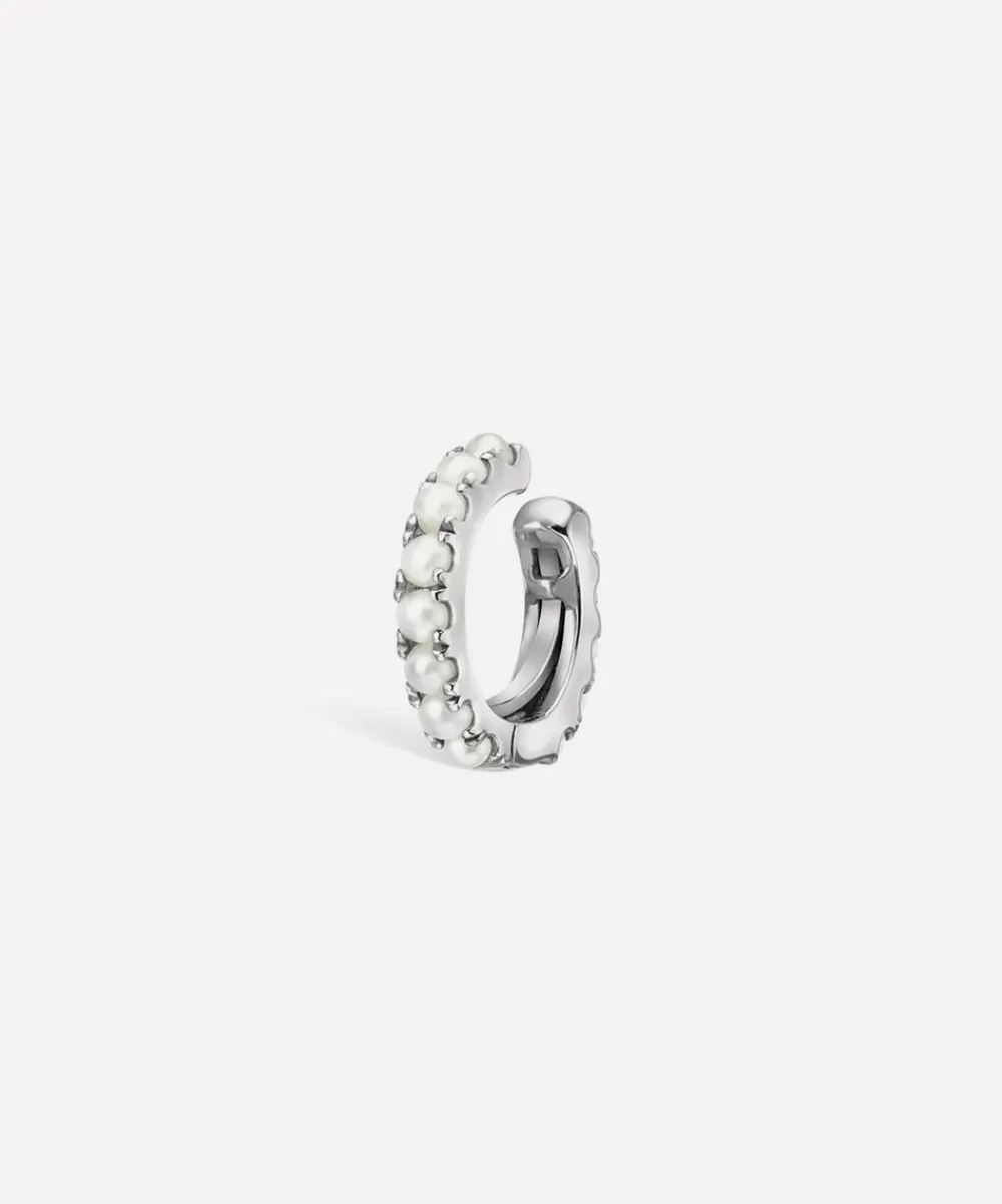 Maria Tash Earrings|Earrings^14ct 6.5mm Pearl Eternity Tash Cuff Earring