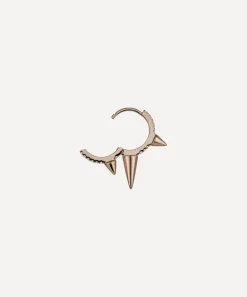 Maria Tash Earrings|Earrings^18ct 9.5mm Triple Long Spike Diamond Eternity Hoop Earring