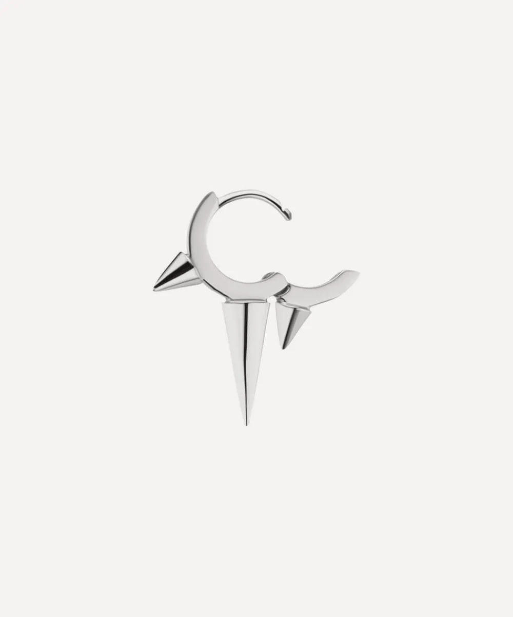 Maria Tash Earrings|Earrings^14ct 6.5mm Triple Long Spike Hoop Earring