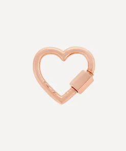 Marla Aaron Charms & Pendants|Charms & Pendants^14ct Rose Gold Baby Heartlock Clasp