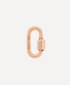 Marla Aaron Charms & Pendants|Charms & Pendants^14ct Rose Gold Babylock Carabiner Clasp