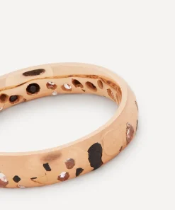 Polly Wales Rings|Rings^20ct Rose Gold Black and White Sapphire Confetti Ring