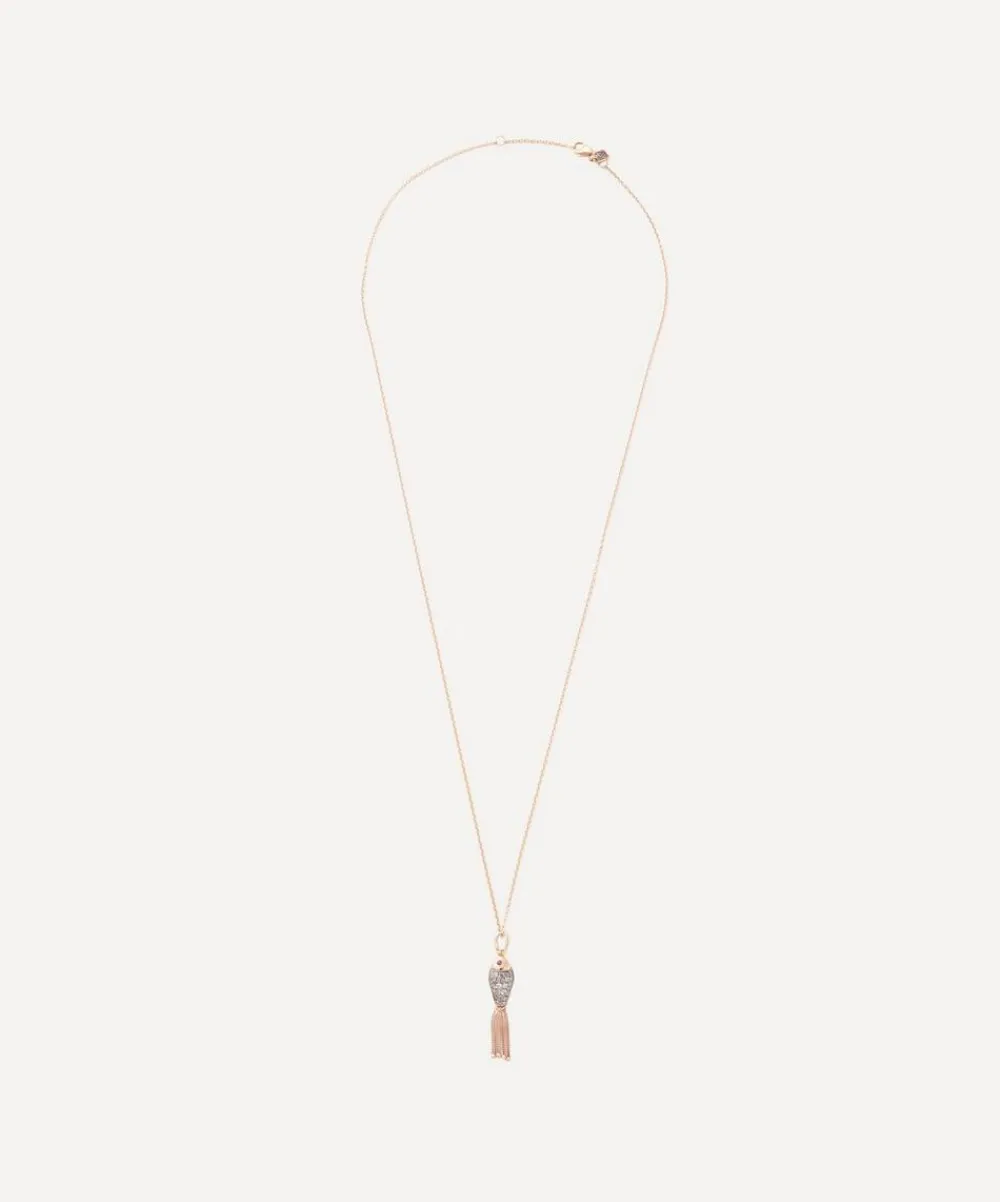 Selim Mouzannar Necklaces|Necklaces^18ct Rose Gold Fish For Love Pendant Necklace