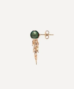 Bibi van der Velden Earrings|Earrings^18ct Rose Gold Jellyfish Tahitian Pearl Drop Earring