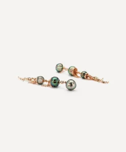 Bibi van der Velden Earrings|Earrings^18ct Rose Gold Jellyfish Tahitian Pearl and Diamond Drop Earring