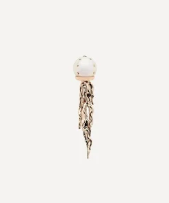 Bibi van der Velden Earrings|Earrings^18ct Rose Gold Jellyfish White Pearl Drop Earring