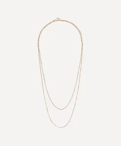 Annoushka Necklaces^14ct Rose Gold Saturn Long Chain Necklace