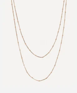 Annoushka Necklaces^14ct Rose Gold Saturn Long Chain Necklace