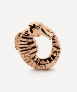 Bibi van der Velden Earrings|Earrings^18ct Rose Gold Seahorse Twist Stud Earring