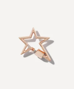 Marla Aaron Charms & Pendants|Charms & Pendants^14ct Rose Gold Starlock Carabiner Clasp