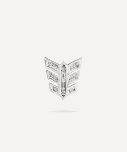 Annoushka Earrings|Earrings^18ct White Gold Baguette Diamond Stud Earring
