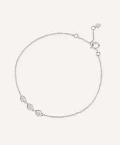 Dinny Hall Bracelets^9ct White Gold Bijou Folded Heart Trio Bracelet