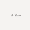 Dinny Hall Earrings^9ct White Gold Created Diamond Jasmine Round Stud Earrings