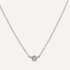 Dinny Hall Necklaces^9ct White Gold Created Diamond Jasmine Pendant Necklace