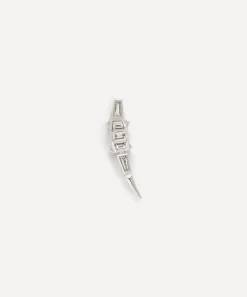 Bibi van der Velden Earrings|Earrings^18ct White Gold Diamond Alligator Ear Climber Earring Left