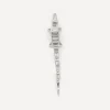Bibi van der Velden Necklaces|Necklaces^18ct White Gold Diamond Alligator Extra Long Drop Earring
