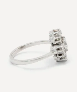 Kojis Rings|Rings^14ct White Gold Diamond Cluster Ring